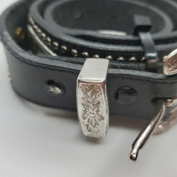 Nacona Belt Co. Black Leather Belt 36" Long GUC - Picture 4 of 4